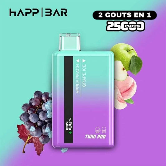 HAPP BAR 25000 COUPS 2 EN 1
