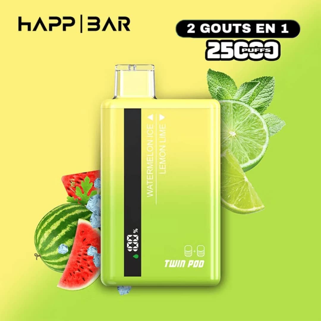 HAPP BAR 25000 COUPS 2 EN 1