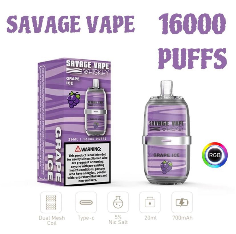 SAVAGE VAPE 16000 COUPS