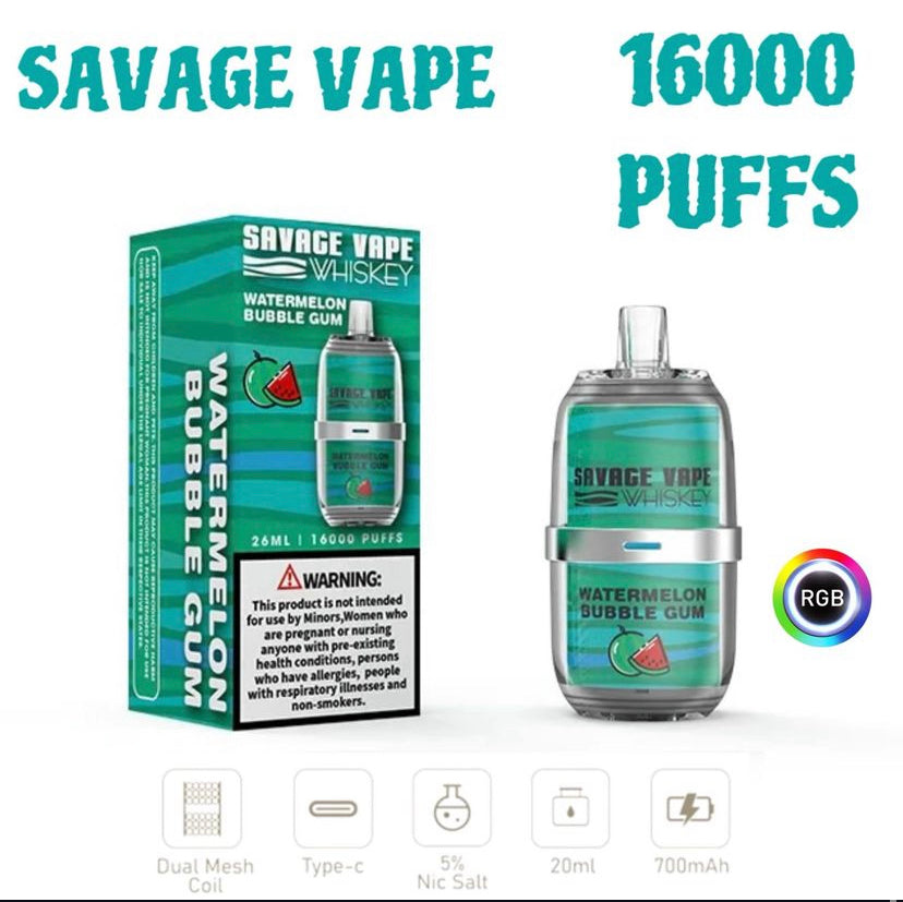 SAVAGE VAPE 16000 COUPS
