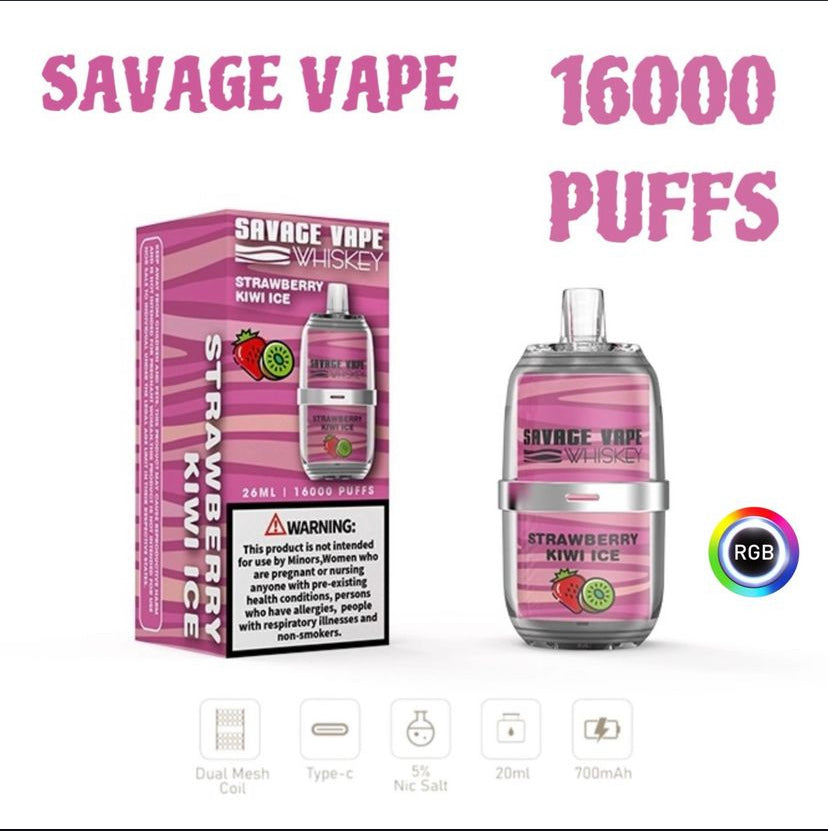 SAVAGE VAPE 16000 COUPS