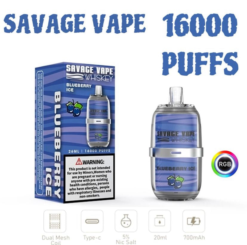 SAVAGE VAPE 16000 COUPS