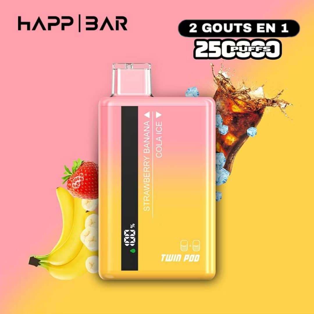 HAPP BAR 25000 COUPS 2 EN 1