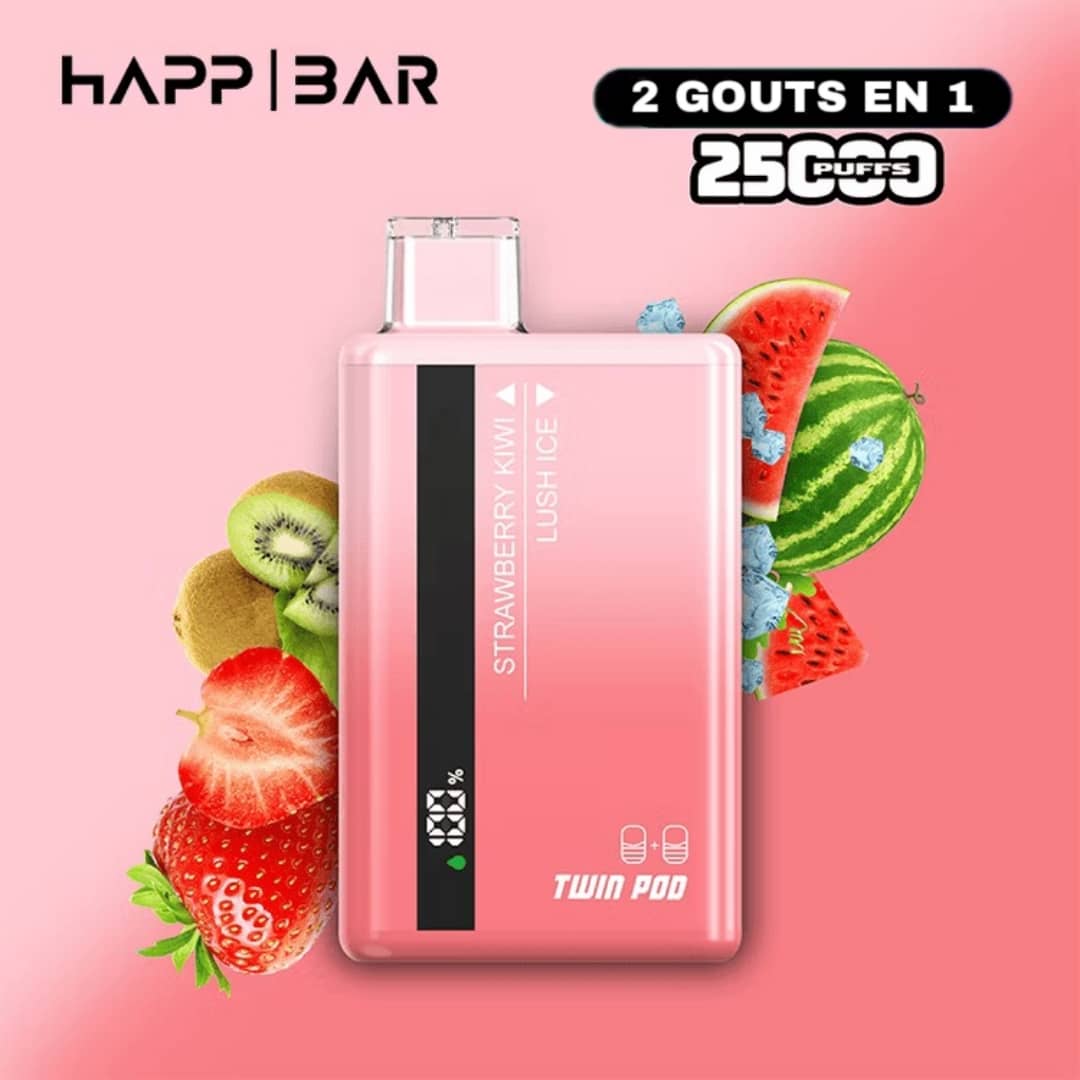 HAPP BAR 25000 COUPS 2 EN 1
