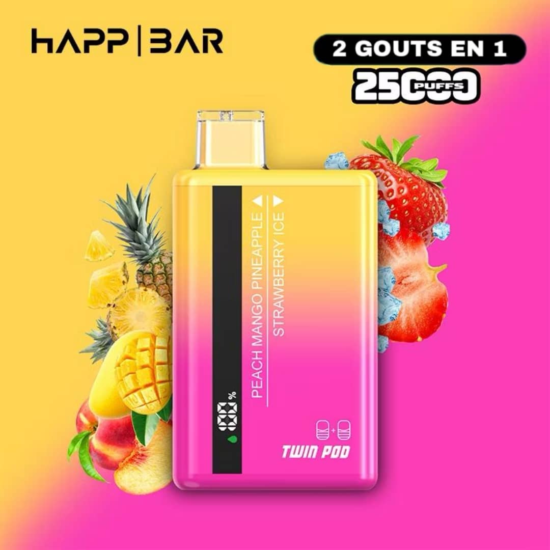 HAPP BAR 25000 COUPS 2 EN 1