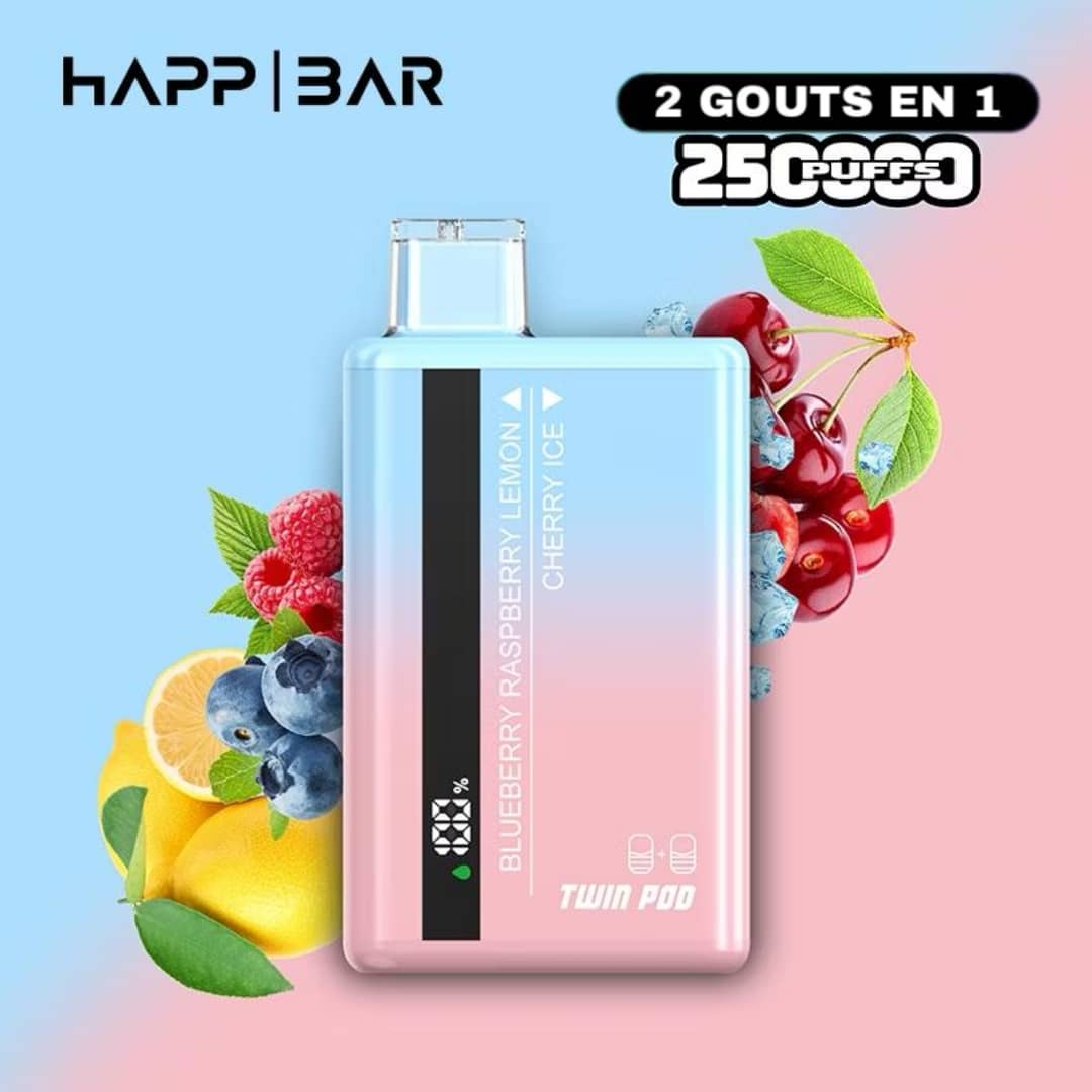 HAPP BAR 25000 COUPS 2 EN 1