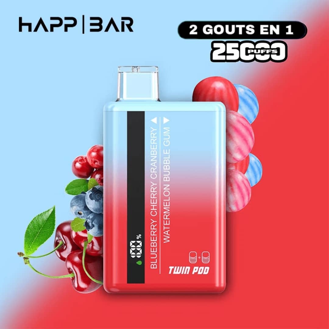 HAPP BAR 25000 COUPS 2 EN 1